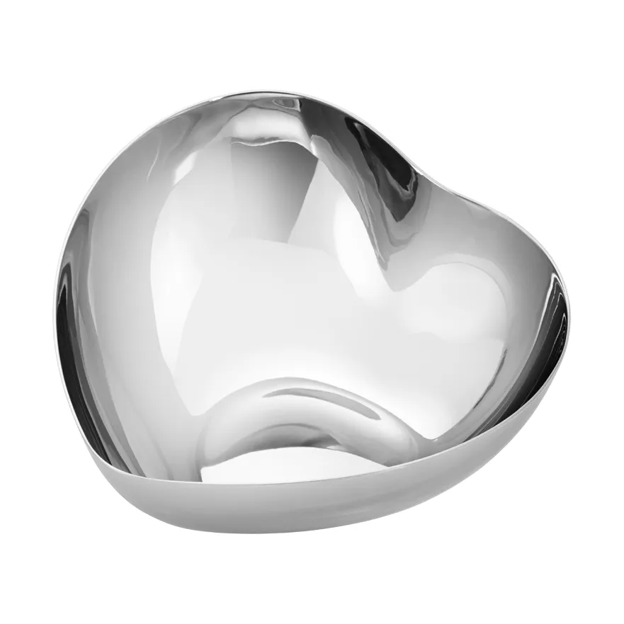 Heart skål, Sølv, middels Georg Jensen