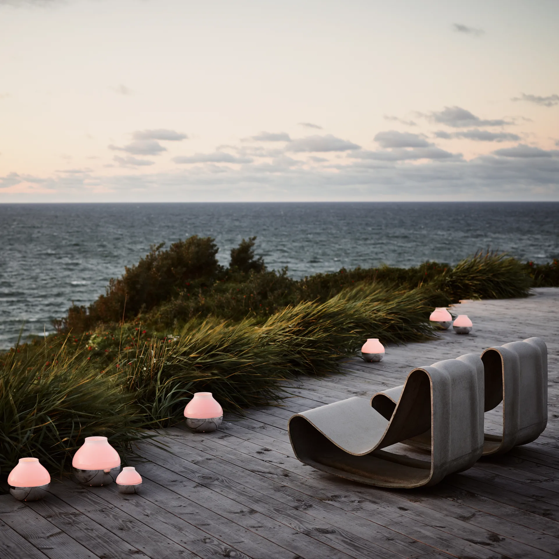 Henning Koppel hurricane Telysholder, Ø 12 cm Georg Jensen