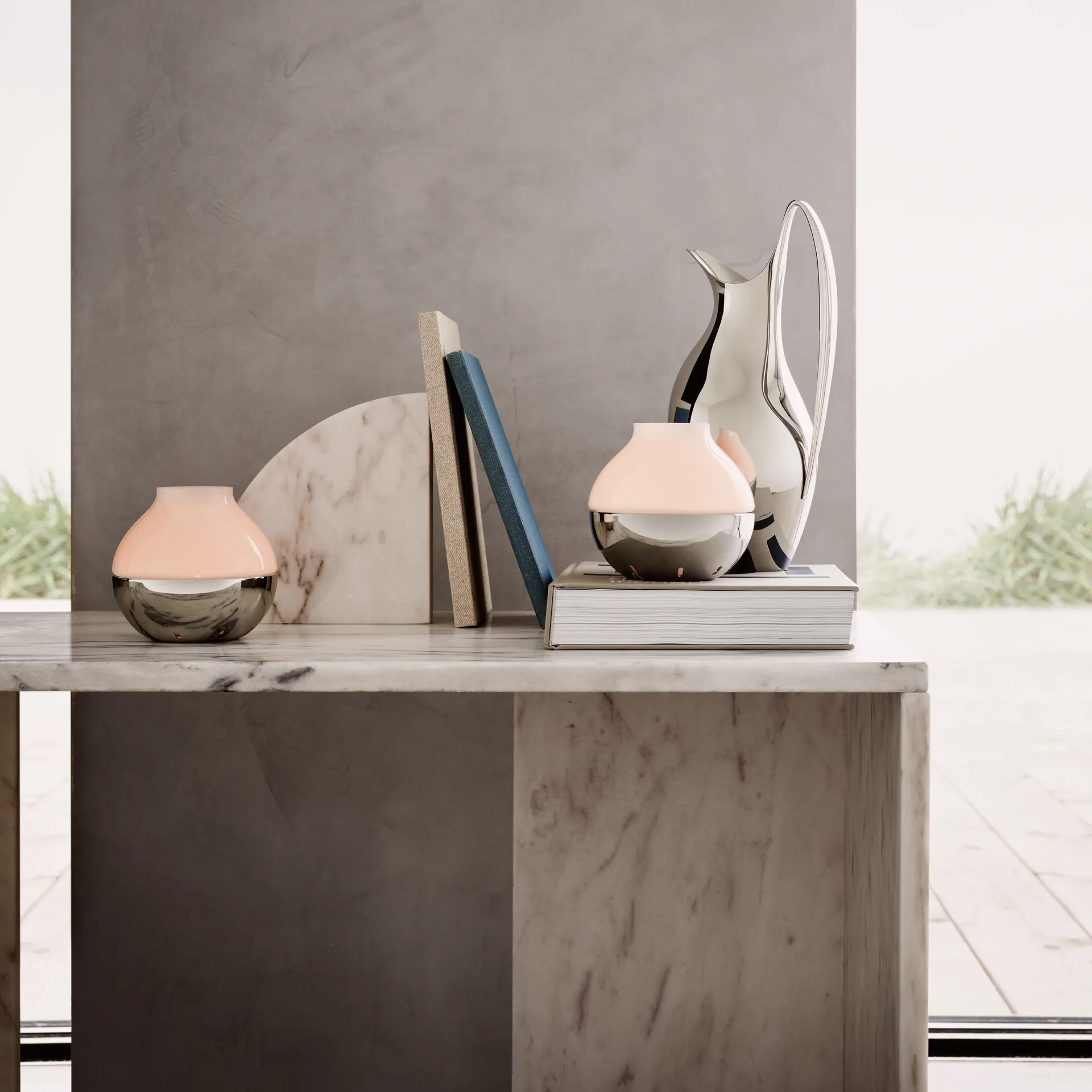 Henning Koppel hurricane Telysholder, Ø 12 cm Georg Jensen