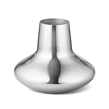 Henning Koppel vase rustfritt stål - Liten, 12,4 cm - Georg Jensen