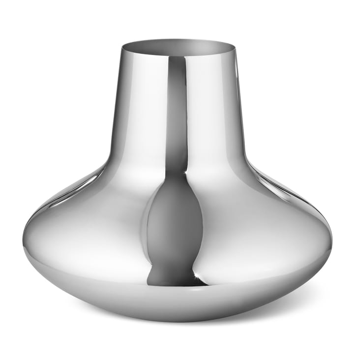 Henning Koppel vase rustfritt stål - Stor, 22,2 cm - Georg Jensen