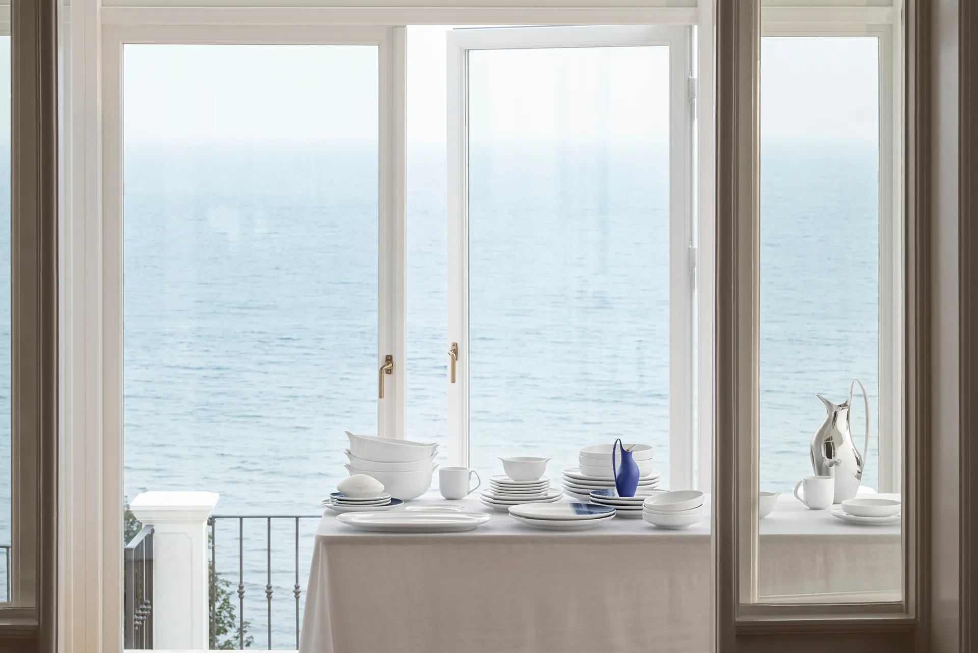 Koppel serveringsskål, small Ø12 cm, Hvit Georg Jensen