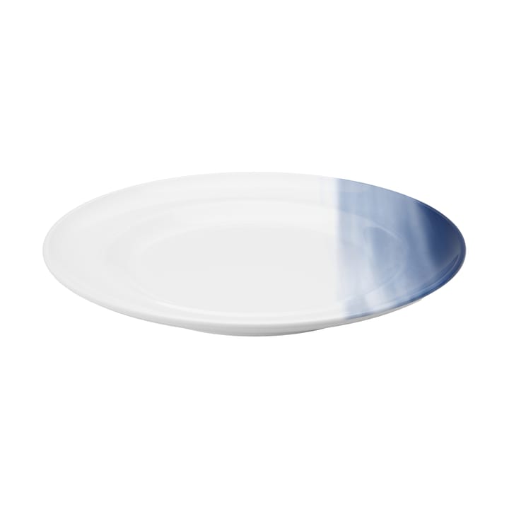 Koppel sidetallerken dekor Ø16 cm - Hvit-blå - Georg Jensen