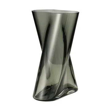 Lituus glassvase - Grå, middels - Georg Jensen