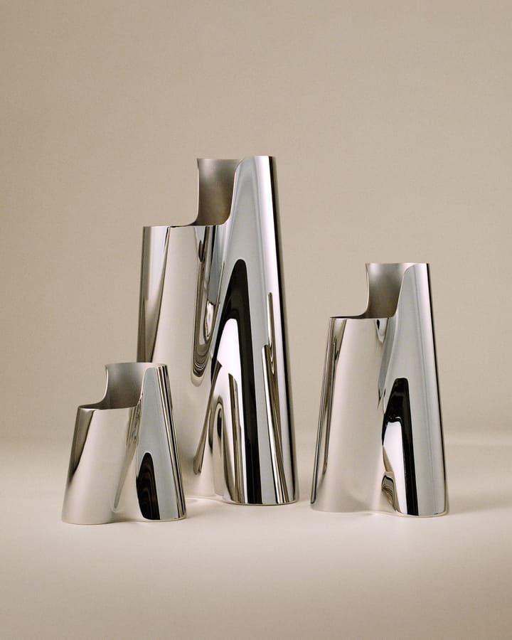 Lituus gulvvase 49,8 cm, Rustfritt stål Georg Jensen