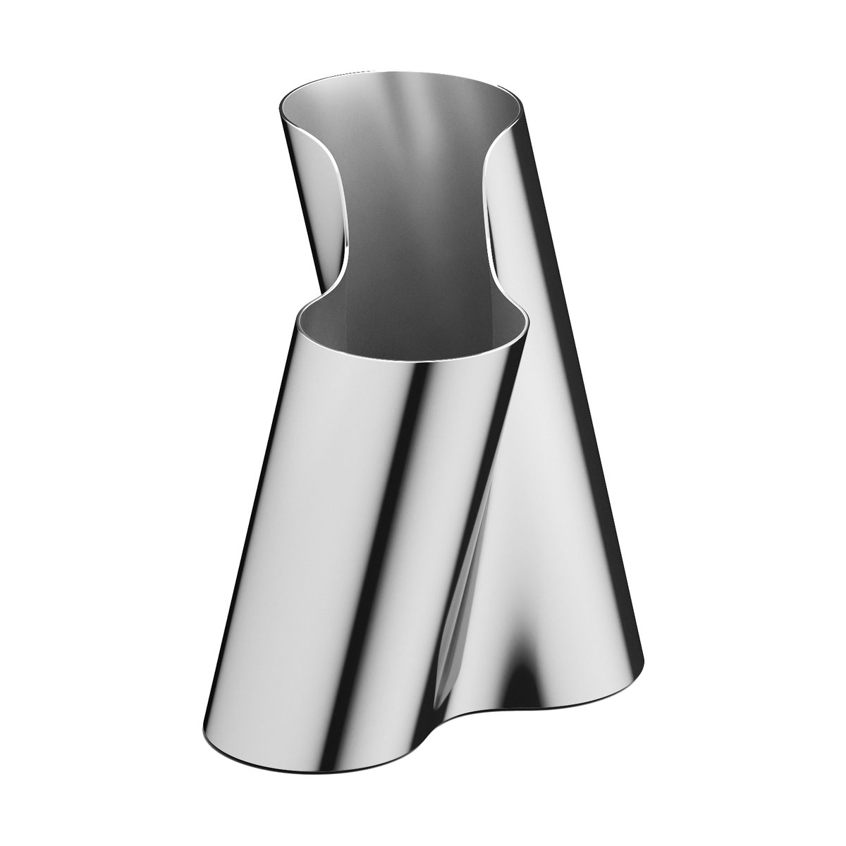 Bilde av Georg Jensen Lituus vase medium 204 cm Rustfritt stål