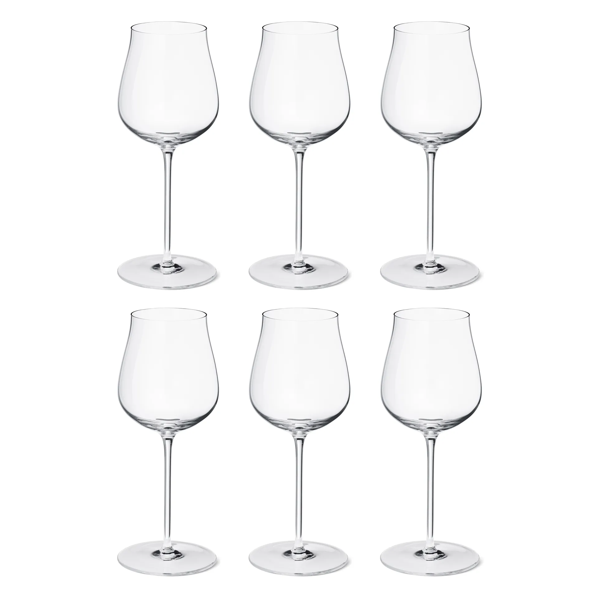 Sky hvitvinsglass 35 cl 6-stk., Krystallinsk Georg Jensen