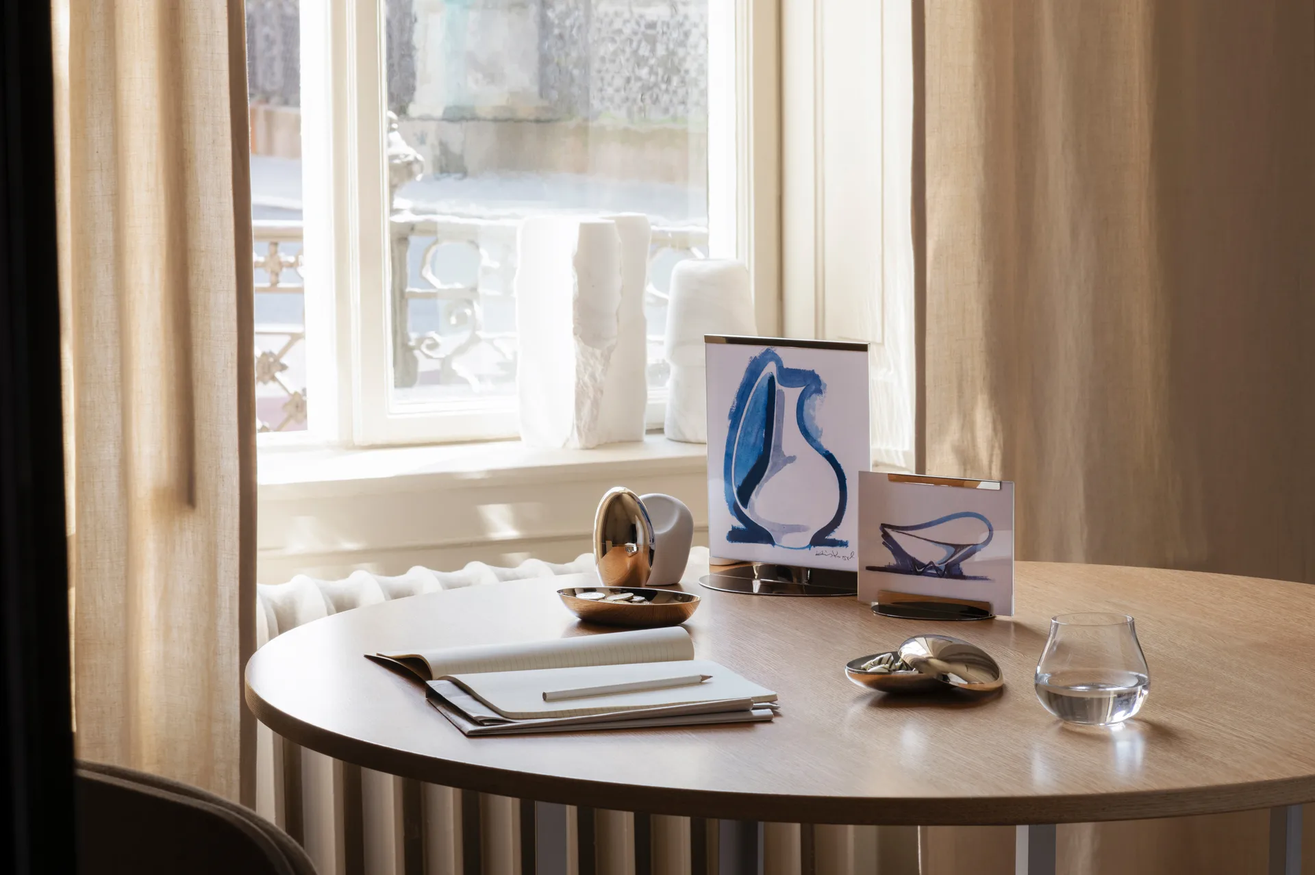 Sky oppbevaringsboks 5 x 14 cm, Rustfritt stål Georg Jensen