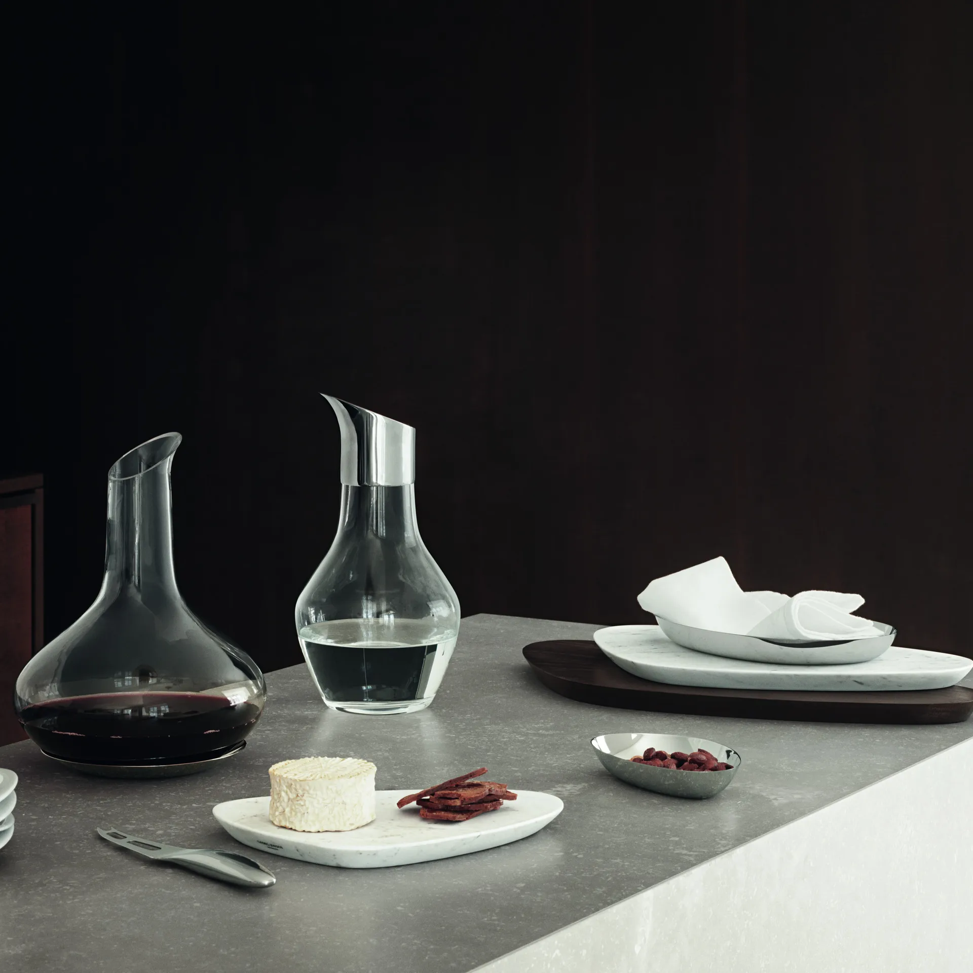 Sky serveringsbrett sten, Medium Georg Jensen