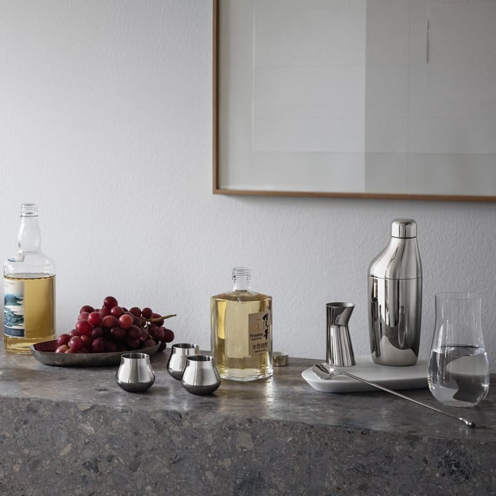 Sky snapsglass 8 cl 2-stk., Rustfritt stål Georg Jensen
