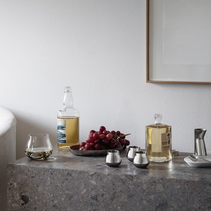 Sky snapsglass 8 cl 2-stk., Rustfritt stål Georg Jensen