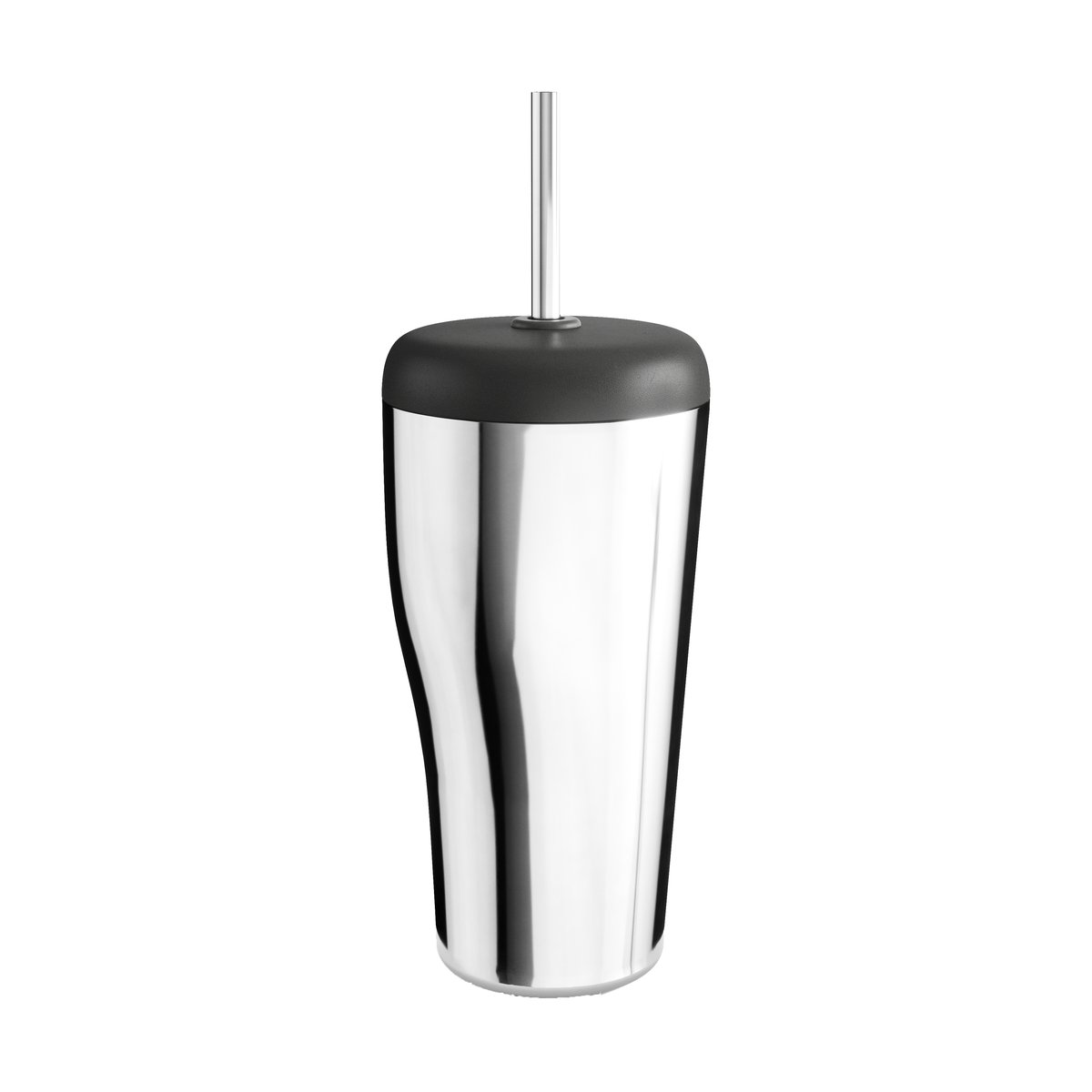 Georg Jensen Sky termokopp med sugerør 40 cl. Rustfritt stål