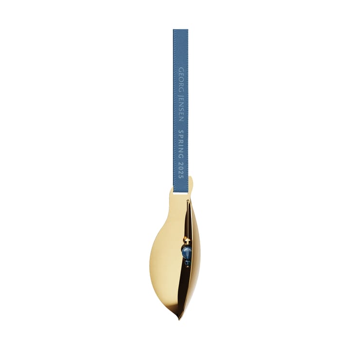 Spring 2025 dekorasjonsblad påskeanheng - Gullbelagt rustfritt stål - Georg Jensen