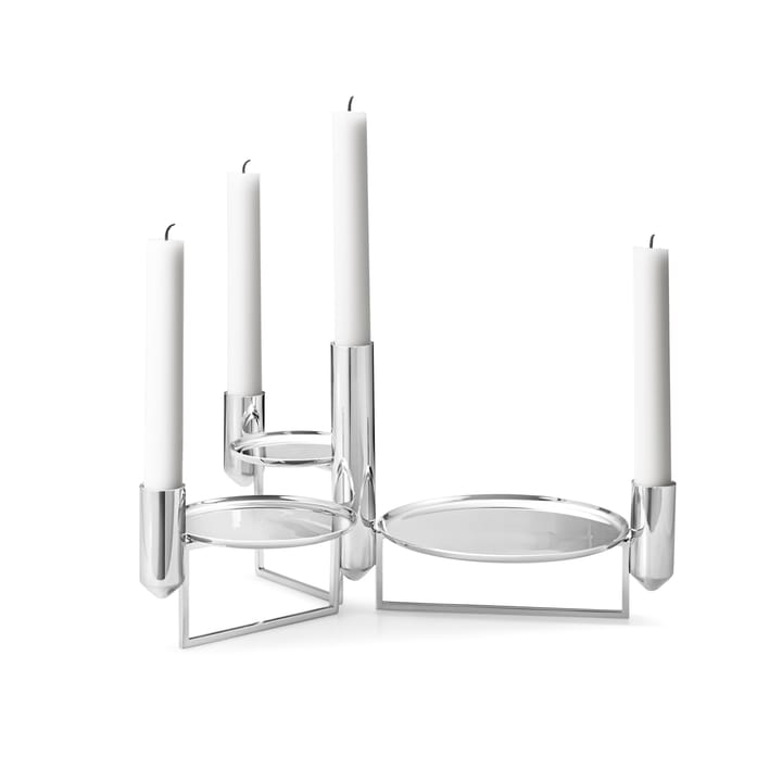 Tunes centerpiece lysestake - Rustfritt stål - Georg Jensen