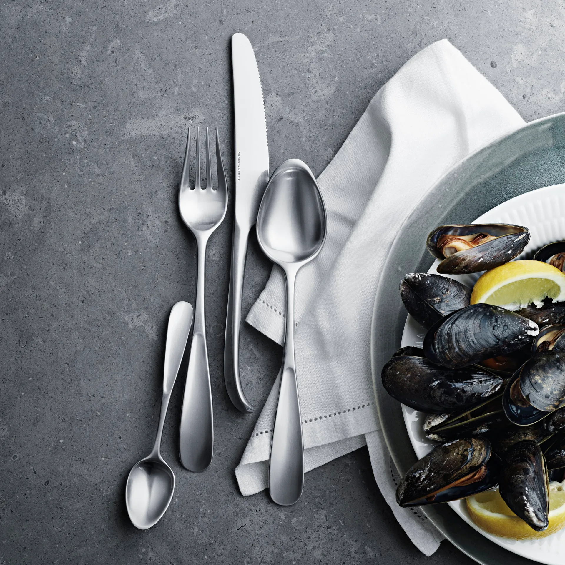 Vivianna matt bestikksett, 16 deler Georg Jensen
