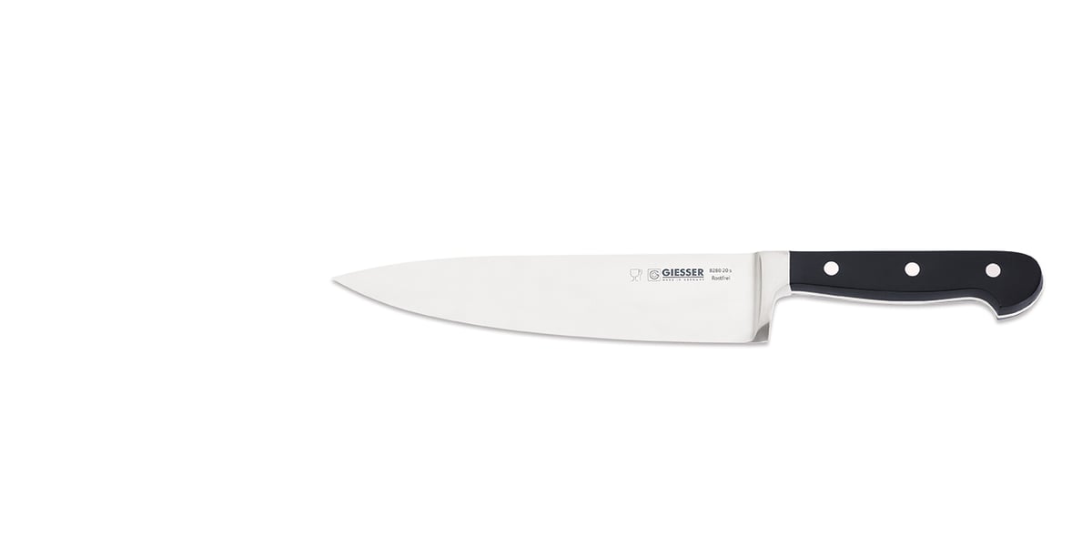 Giesser Geisser kokkekniv-allround 20 cm Svart