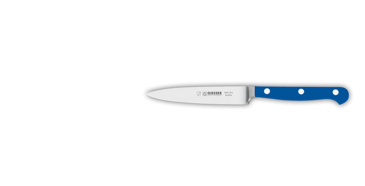 Giesser skallkniv 10 cm Blå | Skandinavisk Design | Skrellekniv | Blå