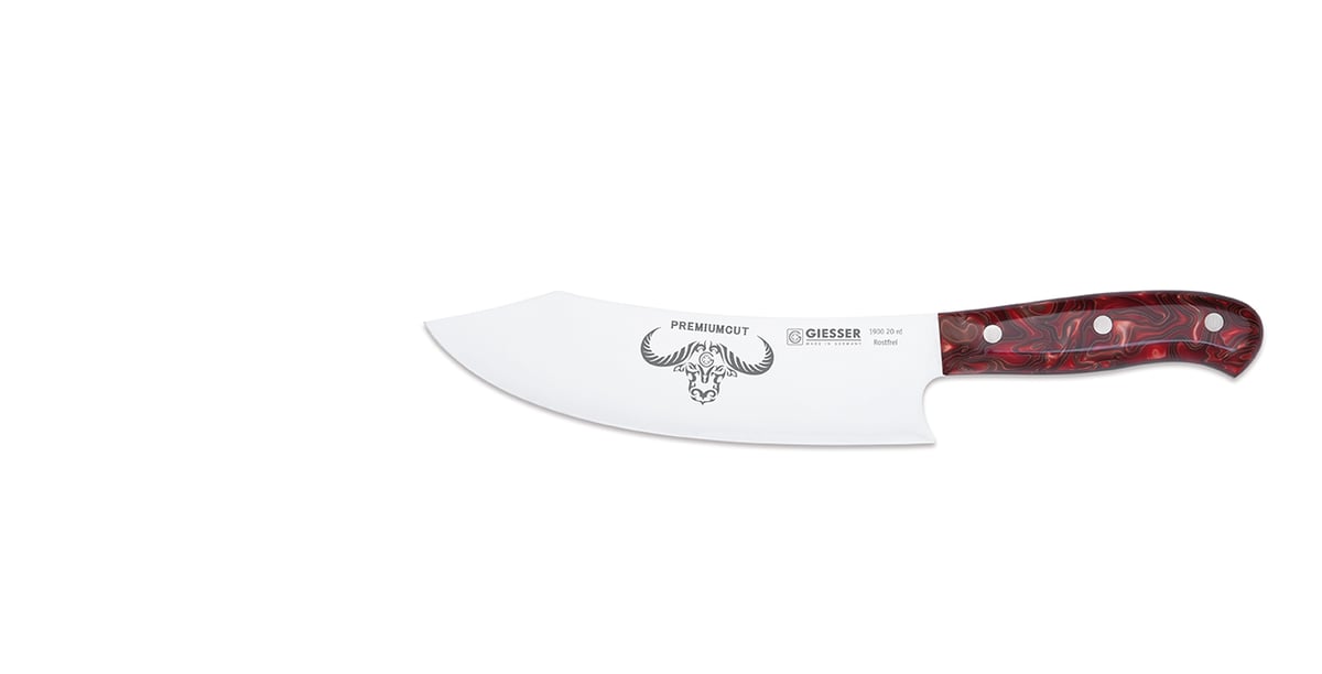 Giesser PremiumCut Chefs No 1 kokkekniv Red diamond