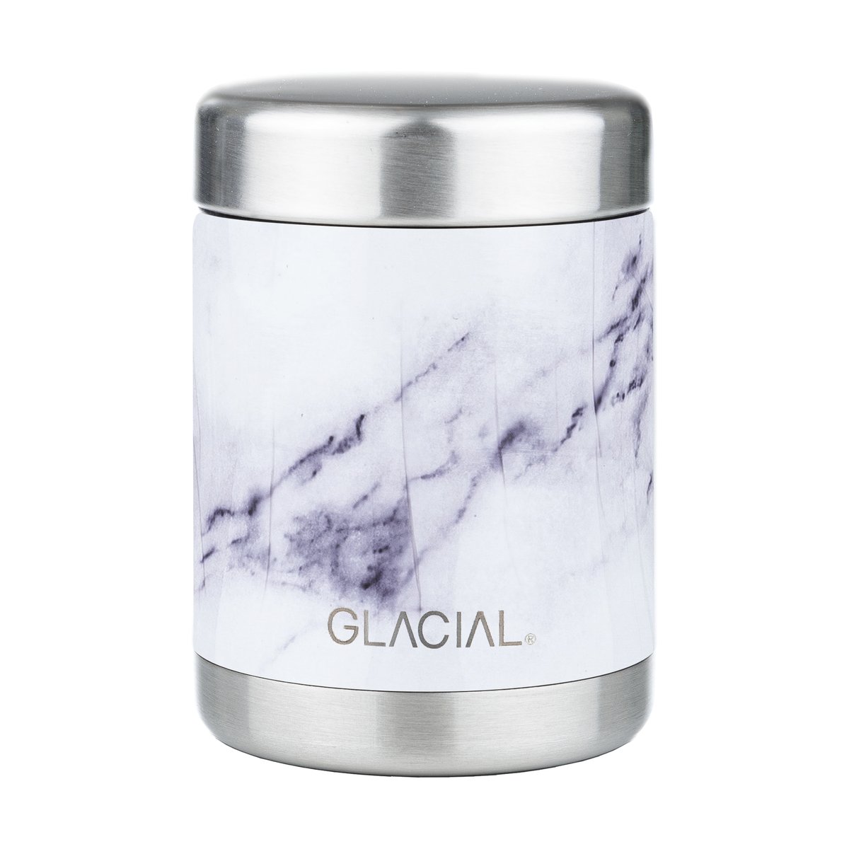 Glacial mattermos 350 ml White marble | Skandinavisk Design | Termoser | Hvit