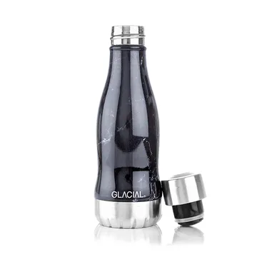 Glacial vannflaske 280 ml - Black marble - Glacial
