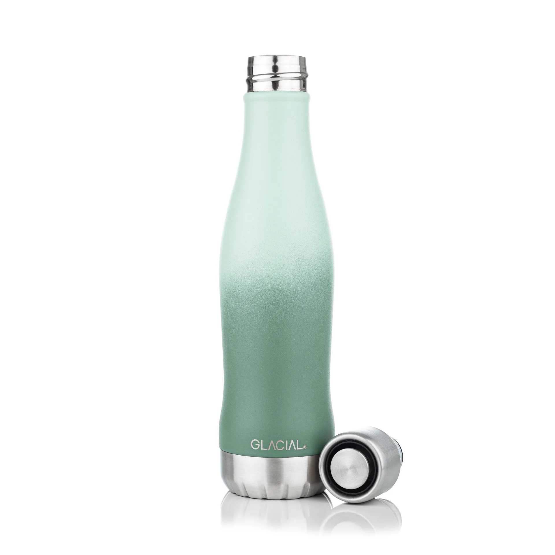 Glacial vannflaske active 400 ml, Green fade Glacial