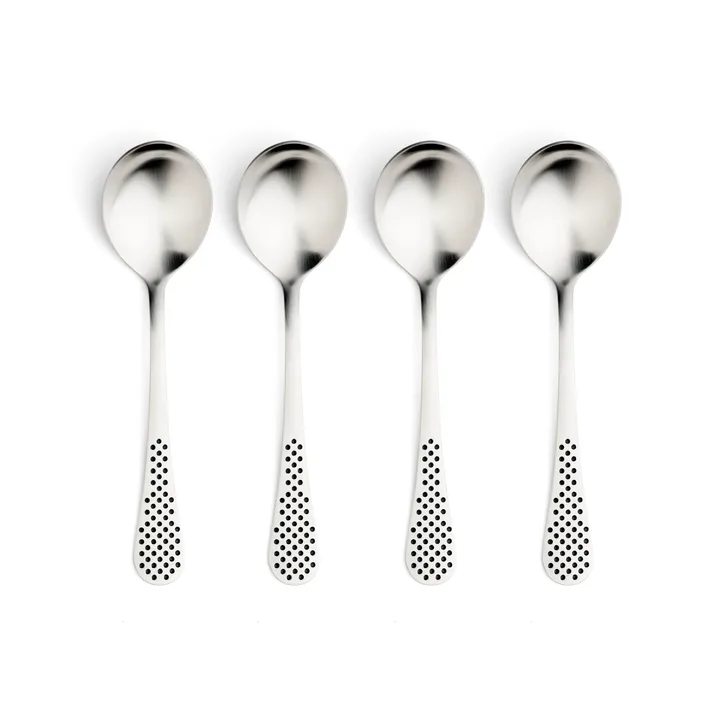 Classic suppesleiv - Rustfritt stål, 18,4 cm, 4-pakning - Global