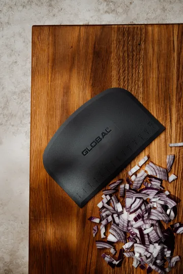 Global Classic benkeskrape - Grå, 15x9,8 cm - Global