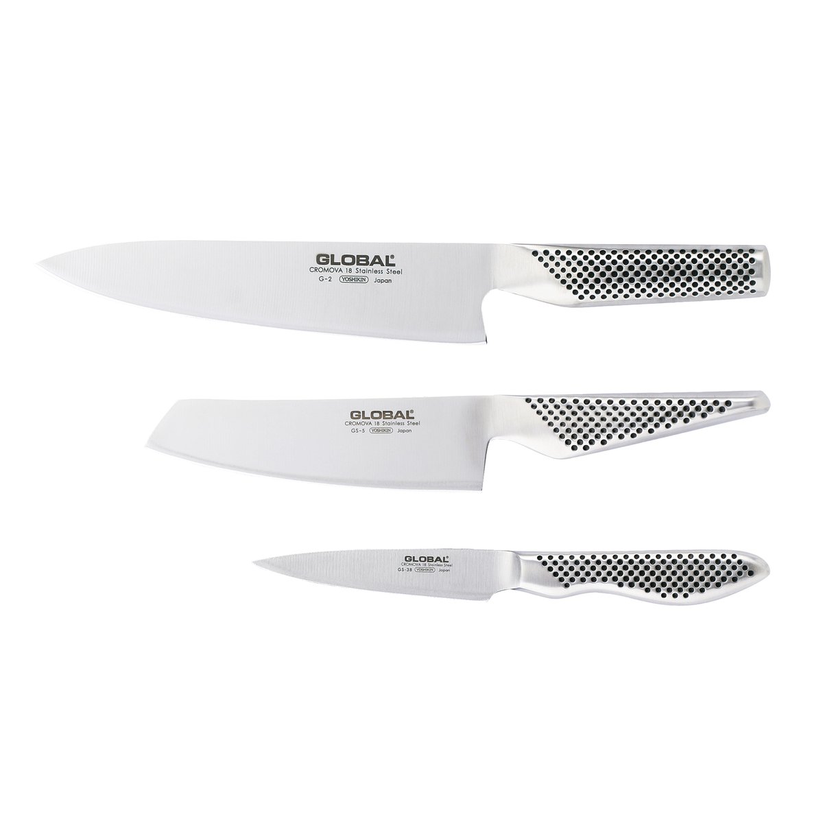 Global - Classic knivsett 3 deler G-2/GS-5/GS-38