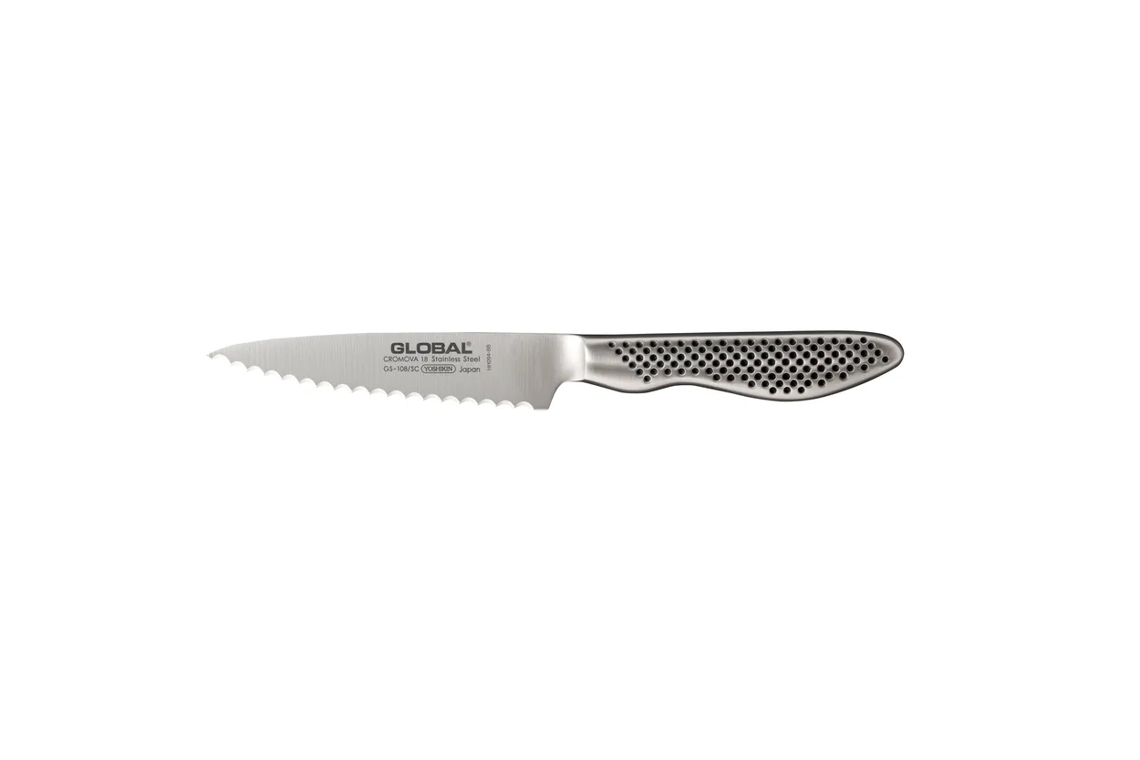 Global Global GS-108/SC universalkniv 11,5 cm tagget Rustfritt stål