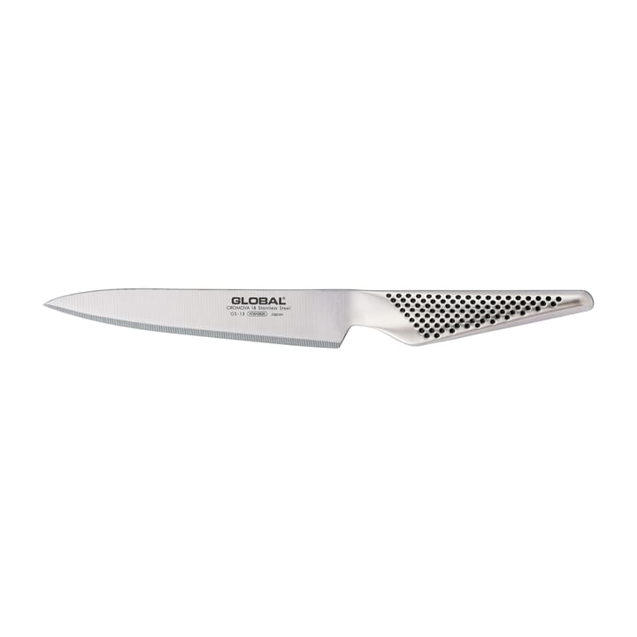 Global GS-13 Universalkniv fintagget 15 cm - rustfritt stål - Global