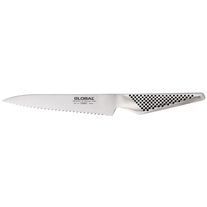 Global GS-14R allkniv 15 cm bølgetagger - rustfritt stål - Global