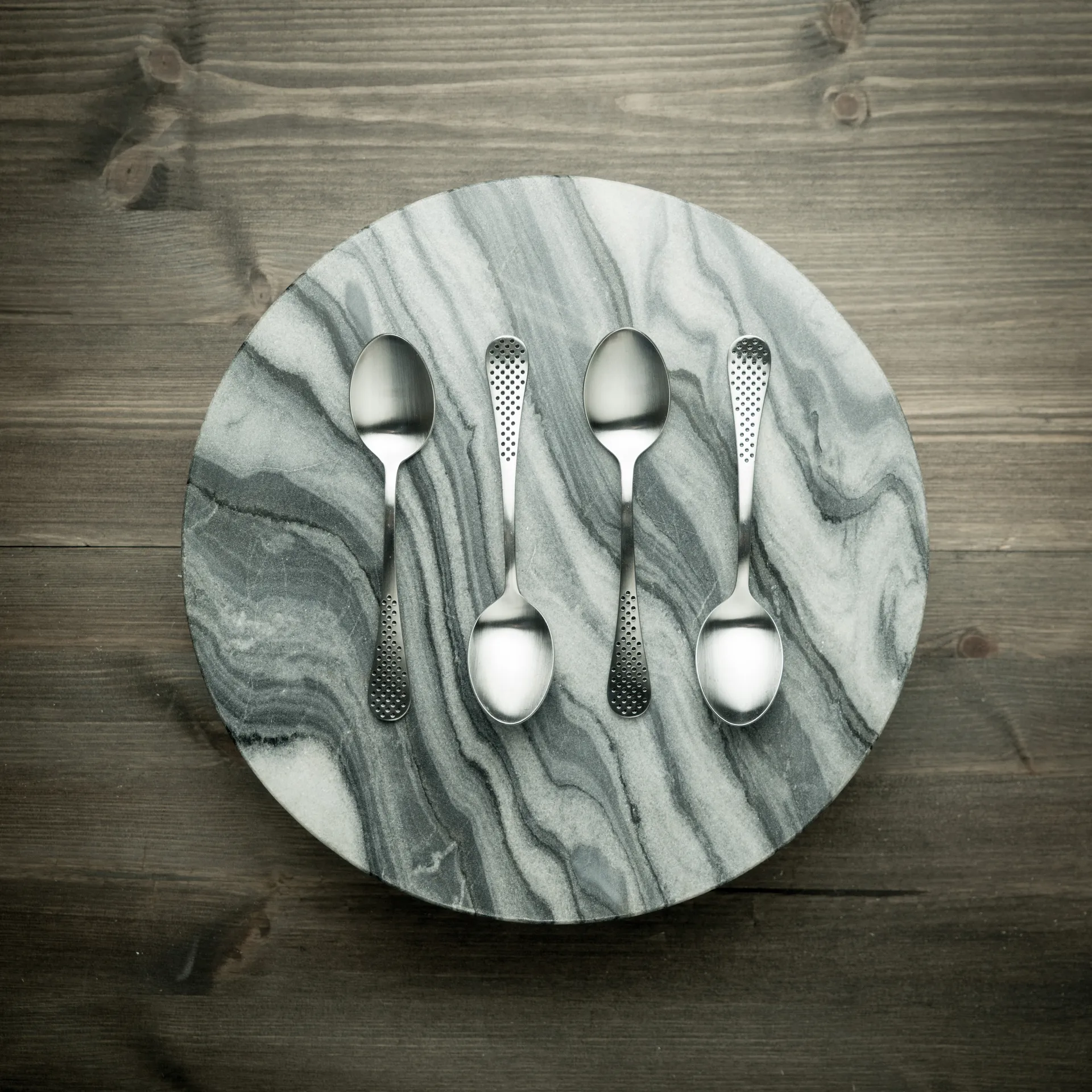 Global GT-003-4 Kaffeskje 12,5 cm 4-pakning, rustfritt stål Global