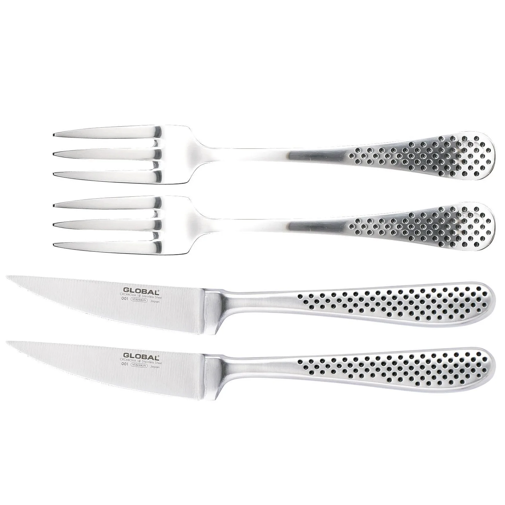 Global GT-102 bestikksett 4 deler, rustfritt stål Global