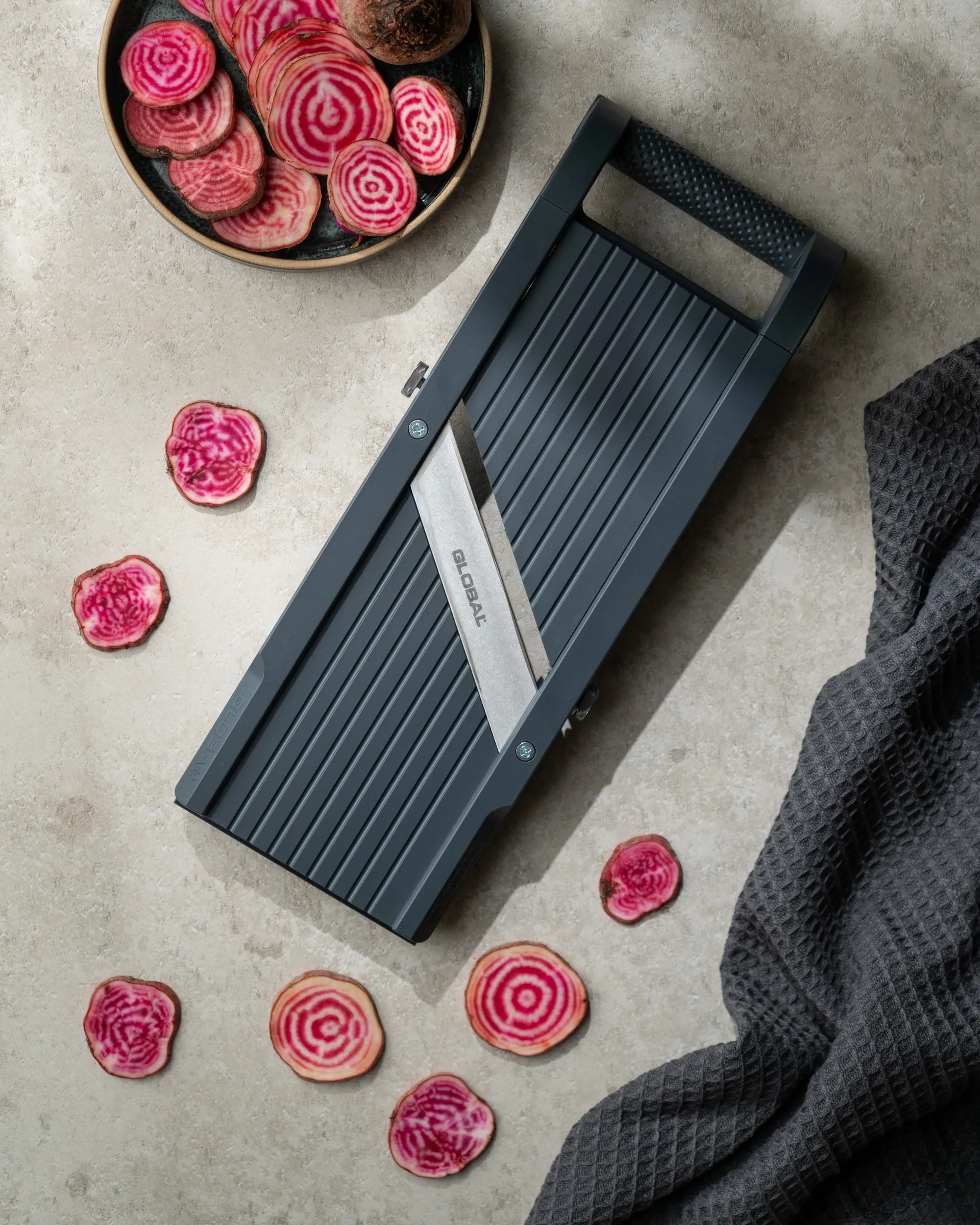 Global mandolin svart, 9,5 cm Global