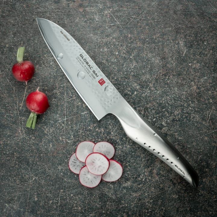 Global SAI-M03 Santokukniv 13,5 cm, Rustfritt stål Global