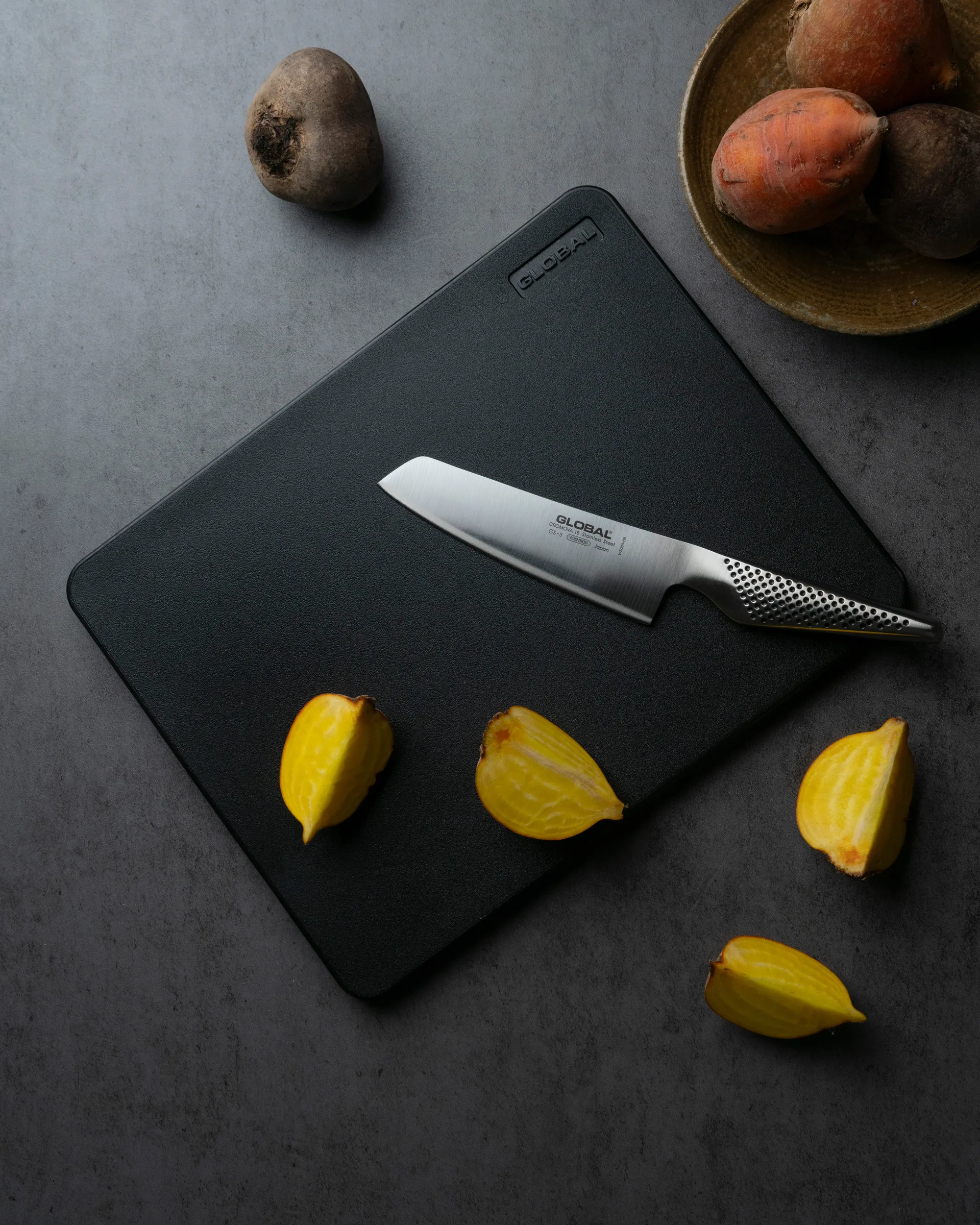 Global skjærebrett sukkerrør, 32x25x1,3 cm Global