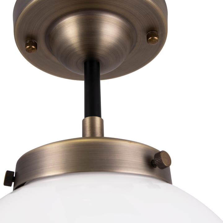 Alley plafond IP44 - Antikkmessing-hvit - Globen Lighting