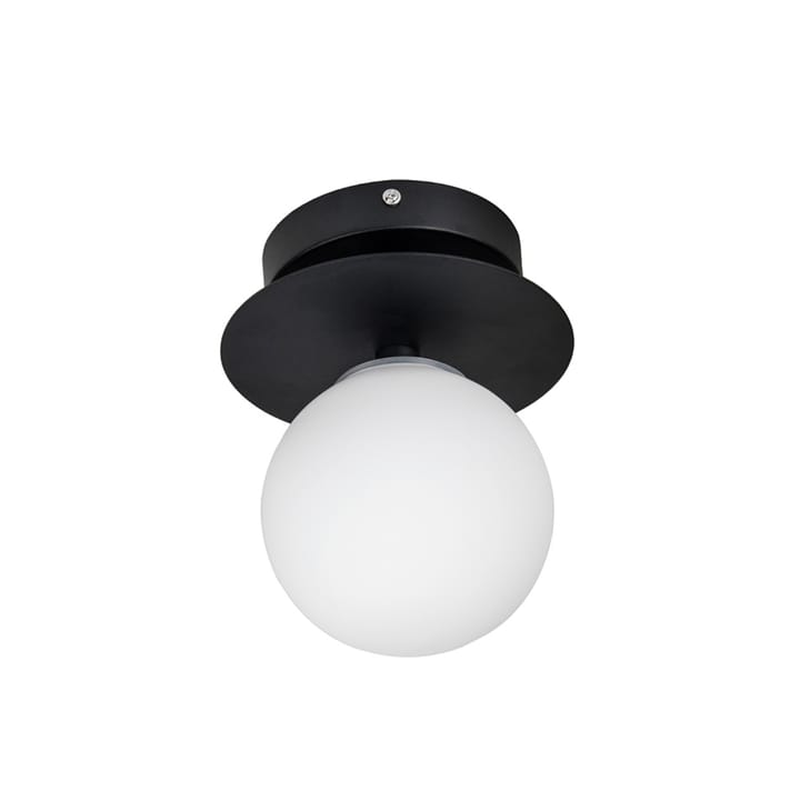 Art Deco IP44 vegglampe - Hvit/sort - Globen Lighting