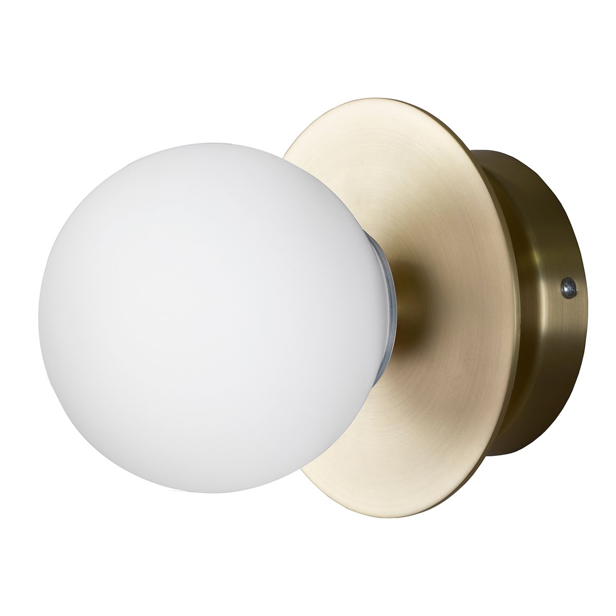 Bilde av Globen Lighting Art Deco IP44 vegglampe/takplafond Børstet messing