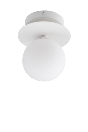 Art Deco IP44 vegglampe/takplafond - Hvit - Globen Lighting