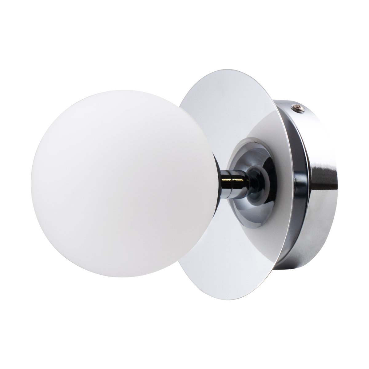 Bilde av Globen Lighting Art Deco IP44 vegglampe/takplafond Krom-hvit