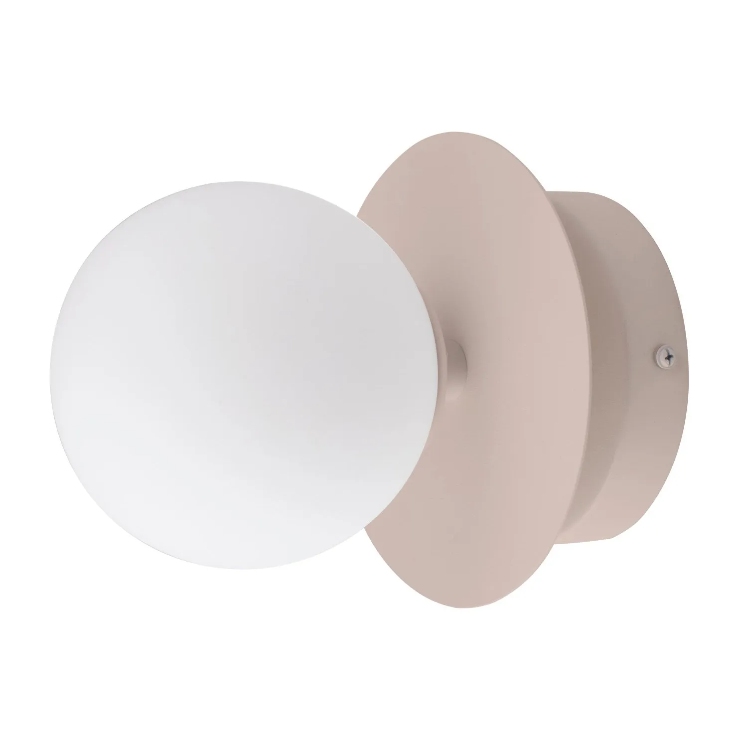 Art Deco IP44 vegglampe/takplafond, Mud-hvit Globen Lighting