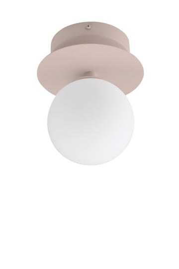 Art Deco IP44 vegglampe/takplafond - Mud-hvit - Globen Lighting