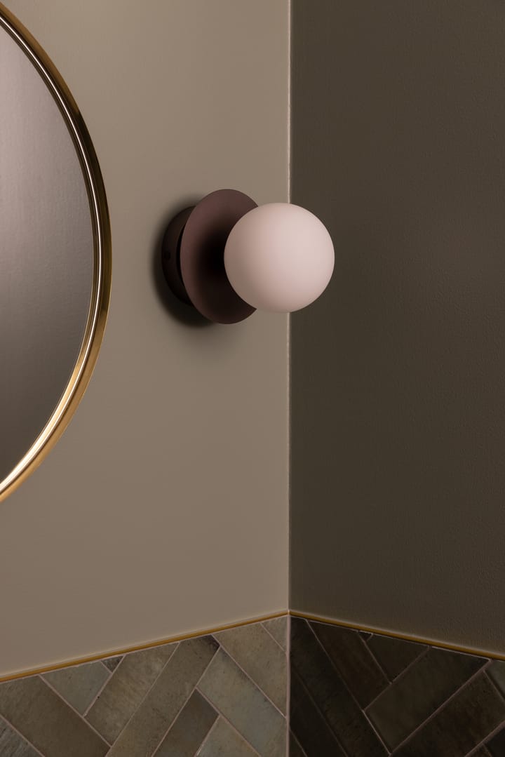 Art Deco taklampe, Bronse-hvit Globen Lighting