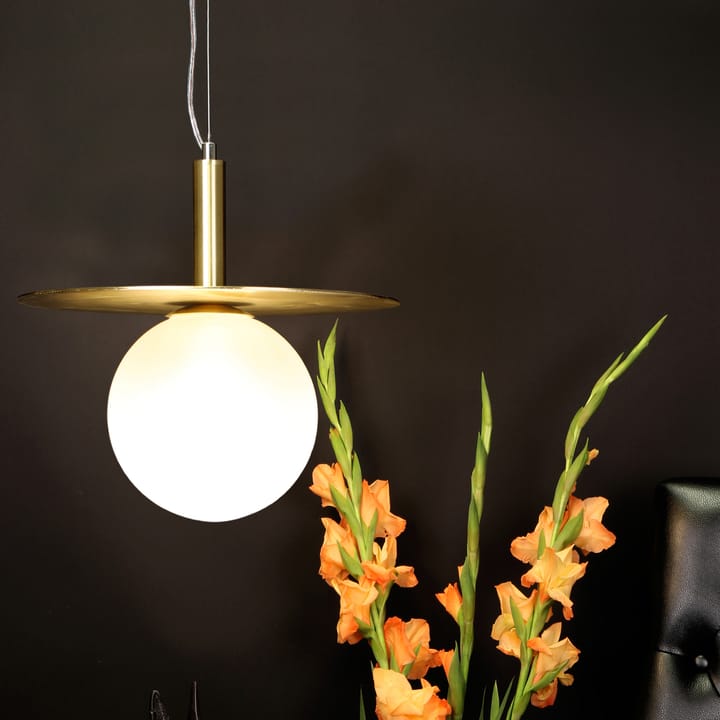 Art Deco taklampe - Messing-opalglass - Globen Lighting