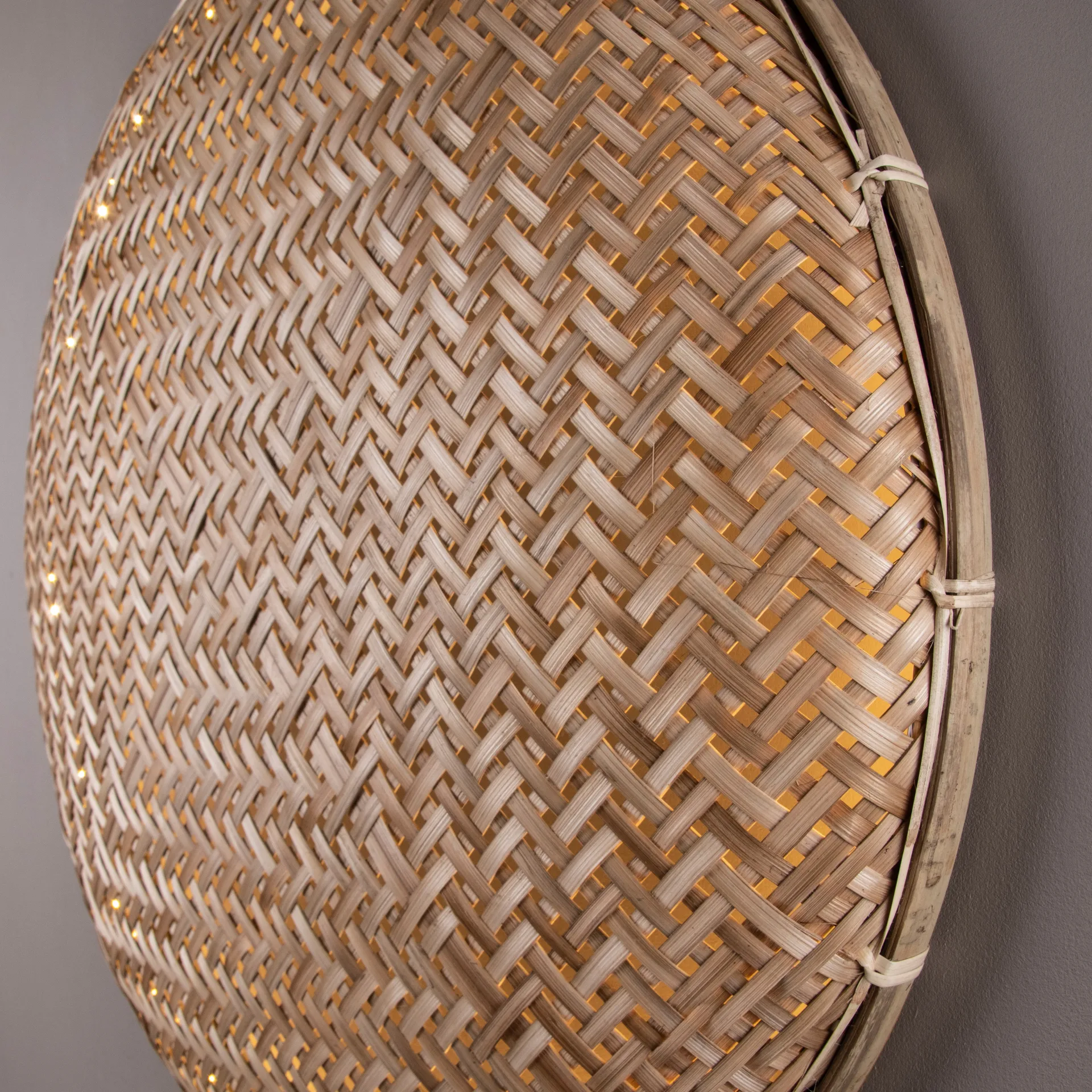 Aruba vegglampe Ø50 cm, Natur Globen Lighting