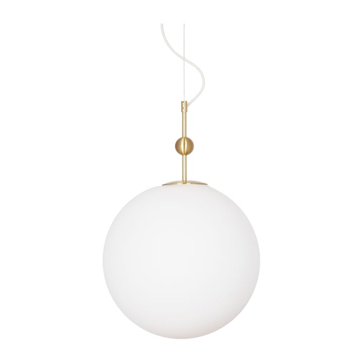 Astrid pendel Ø 40 cm, Børstet messing-hvit Globen Lighting