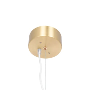 Astrid takpendel - messing/hvit, 8 pærer - Globen Lighting
