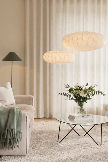 Bladverk lampskjerm Ø50 cm - Hvit - Globen Lighting