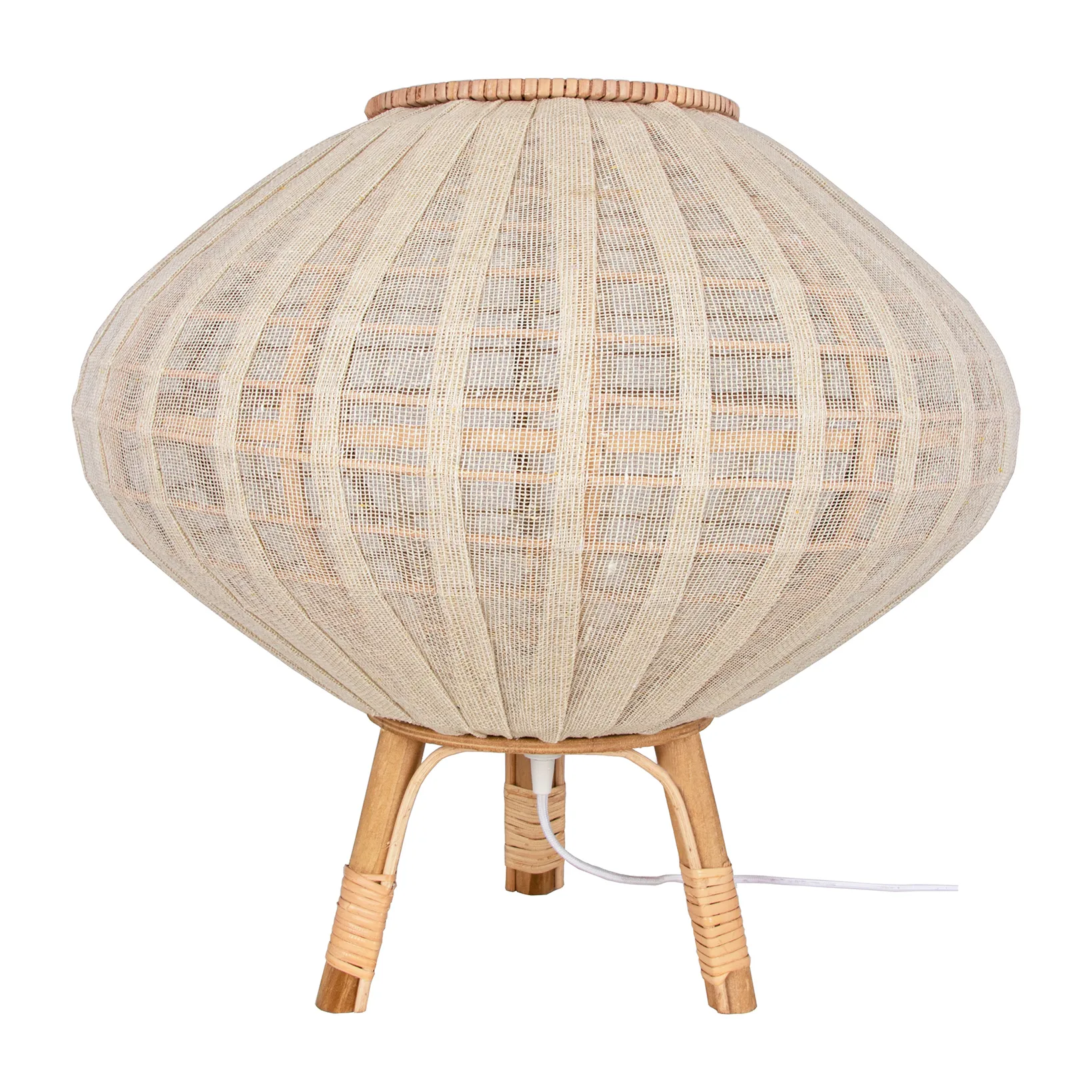 Borneo stålampe Ø 50 cm, Natur Globen Lighting